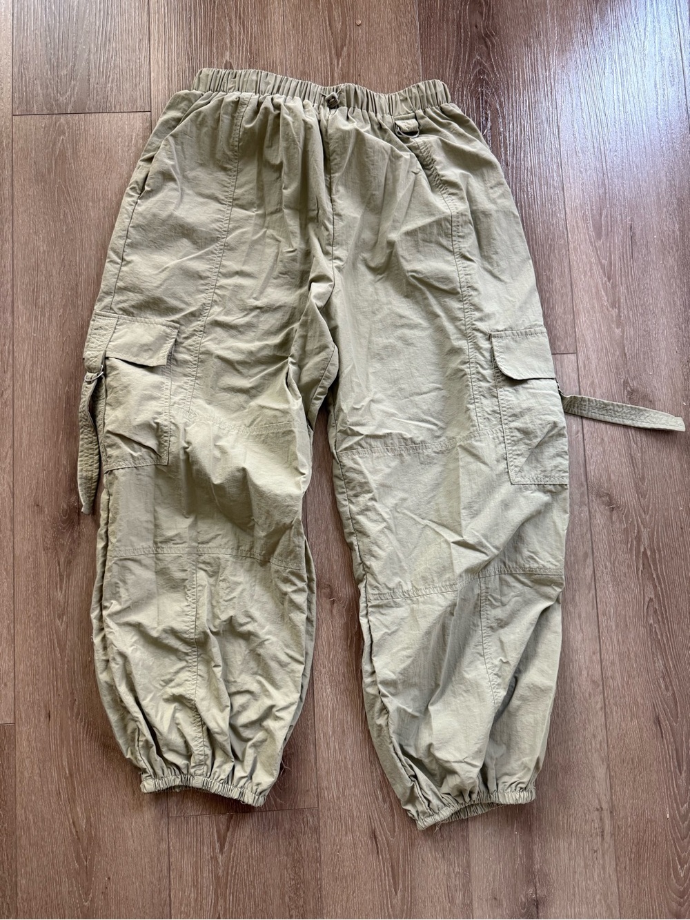 Blue Pepper Cargo Jogger Pants - Olive Green